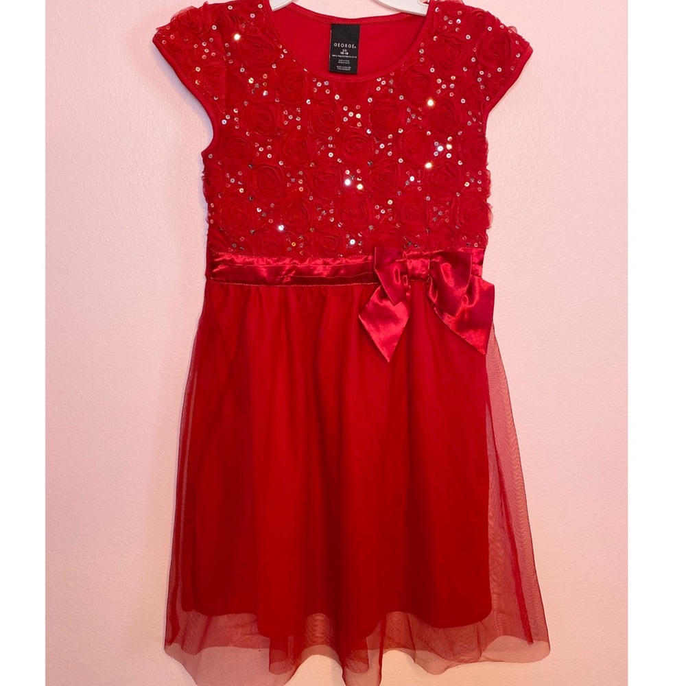 Red Sequence Dress
